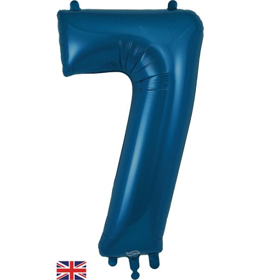 Navy Blue Number Balloons