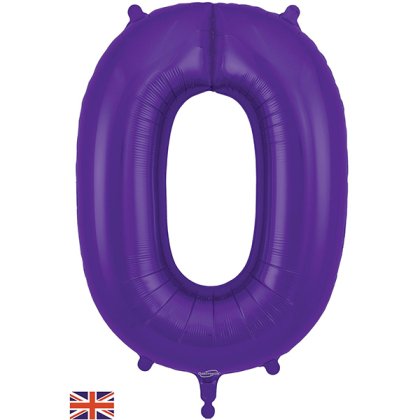 Purple Number Balloons