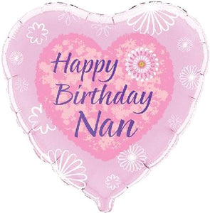 Happy Birthday Nan Foil Balloon