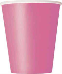 Hot Pink Paper Cups