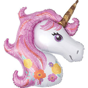 Pink Unicorn Balloon