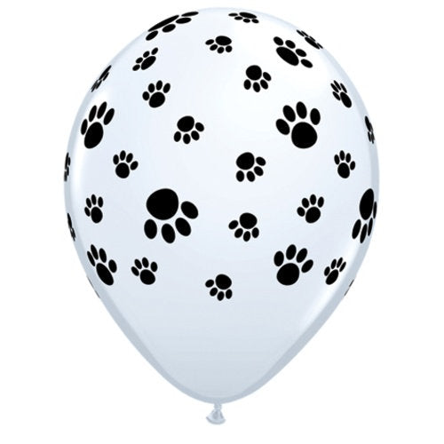 Paw Print Latex Balloon