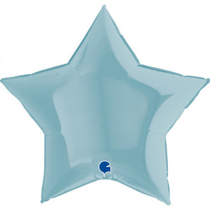 Giant Matte Blue Star Balloon