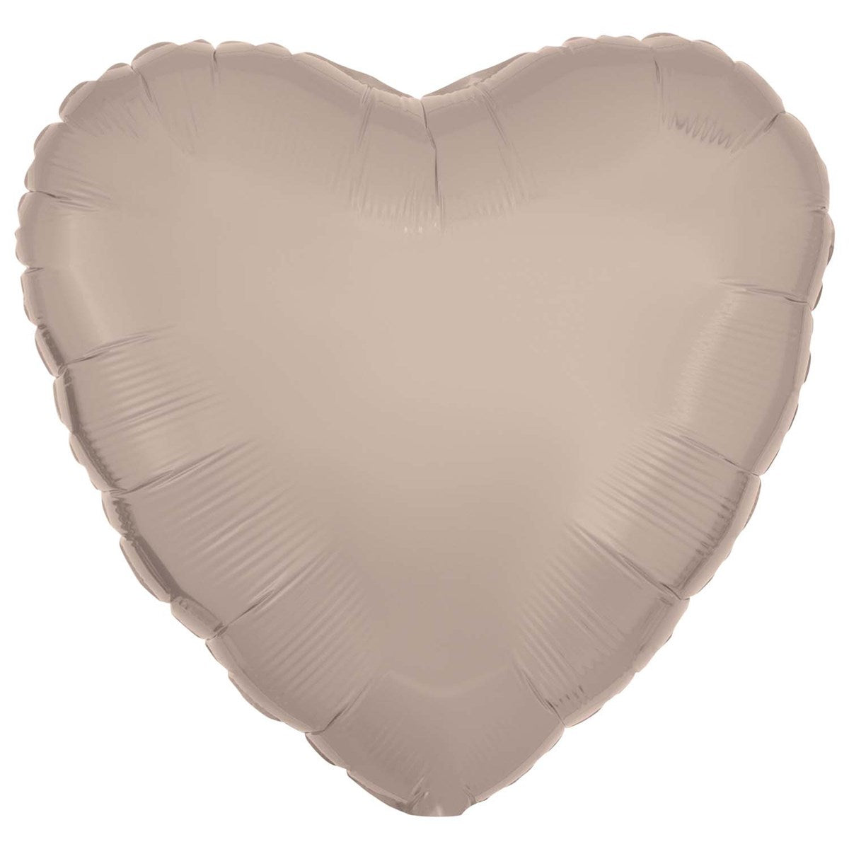 Latte Lustre Heart Balloon